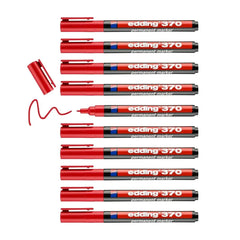 Edding 370 Permanent Marker - Red