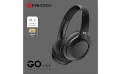 FANTECH WH05A GO VIBE ANC WIRELESS HEADSET - WHITE, Multi Device Connection, Active Noise Cancelling, 35 Hours Play Back time-Black