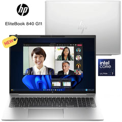 HP EliteBook 840 G11 Intel Core Ultra 7 10-Cores AI-Enhanced Light & Powerful For Secure Enterprise Business - Silver