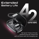 Promate Epic SportFit True Wireless Sporty Ear Buds In-Ear Bluetooth v5.3 ENC Earphones with Noise Cancelling Mic 42H Playback Time - Black