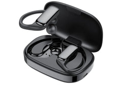 Promate Epic SportFit True Wireless Sporty Ear Buds In-Ear Bluetooth v5.3 ENC Earphones with Noise Cancelling Mic 42H Playback Time - Black