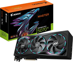GIGABYTE AORUS GeForce RTX 5070 Ti MASTER 16GB OC Edition GDDR7 Graphics Card