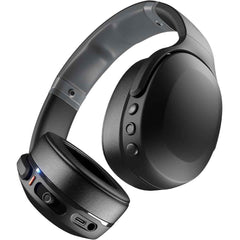 Skullcandy Crusher Evo Wireless Bluetooth Headphones With Multi Sensory Bass And Charging Cable, Noise Isolating Over Ear Fit, Up To 40 Hours Battery, Microphone For Iphone Android Black