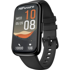 Hifuture Ev02 Bluetooth Smart Calling Watch, 1.47 Inch Ips Display, 7 Days Daily Use, 100+ Sport Mode, Heart Rate Monitoring, Ip68 Waterproof Smart Watch Black - CompuMe