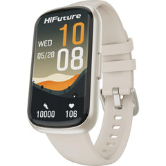 Hifuture Ev02 Bluetooth Smart Calling Watch, 1.47 Inch Ips Display, 7 Days Daily Use, 100+ Sport Mode, Heart Rate Monitoring, Ip68 Waterproof Smart Watch Silver Grey - CompuMe