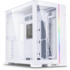 Lian Li O11 Dynamic Evo O11dex Black Aluminum / Steel / Tempered Glass White - CompuMe