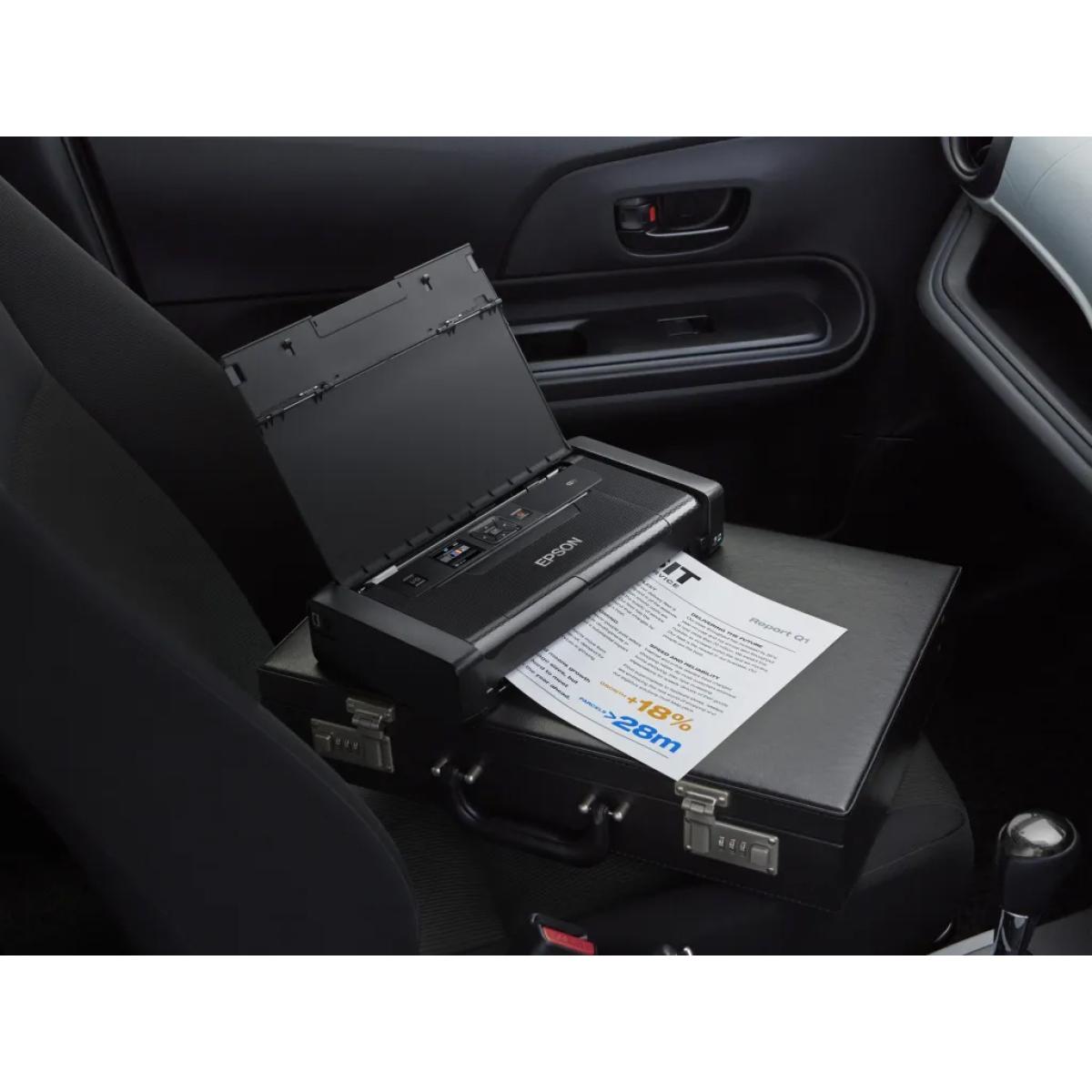 Epson Workforce Wf 100w Wireless Color Mobile A4 Printer Built In Rechargeable Battery (usb Or Ac Adapter) W/ 1.4 Epson Workforce Wf 100w Wireless Color Mobile A4 Printer Built In Rechargeable Battery (usb Or Ac Adapter) W/ 1.4