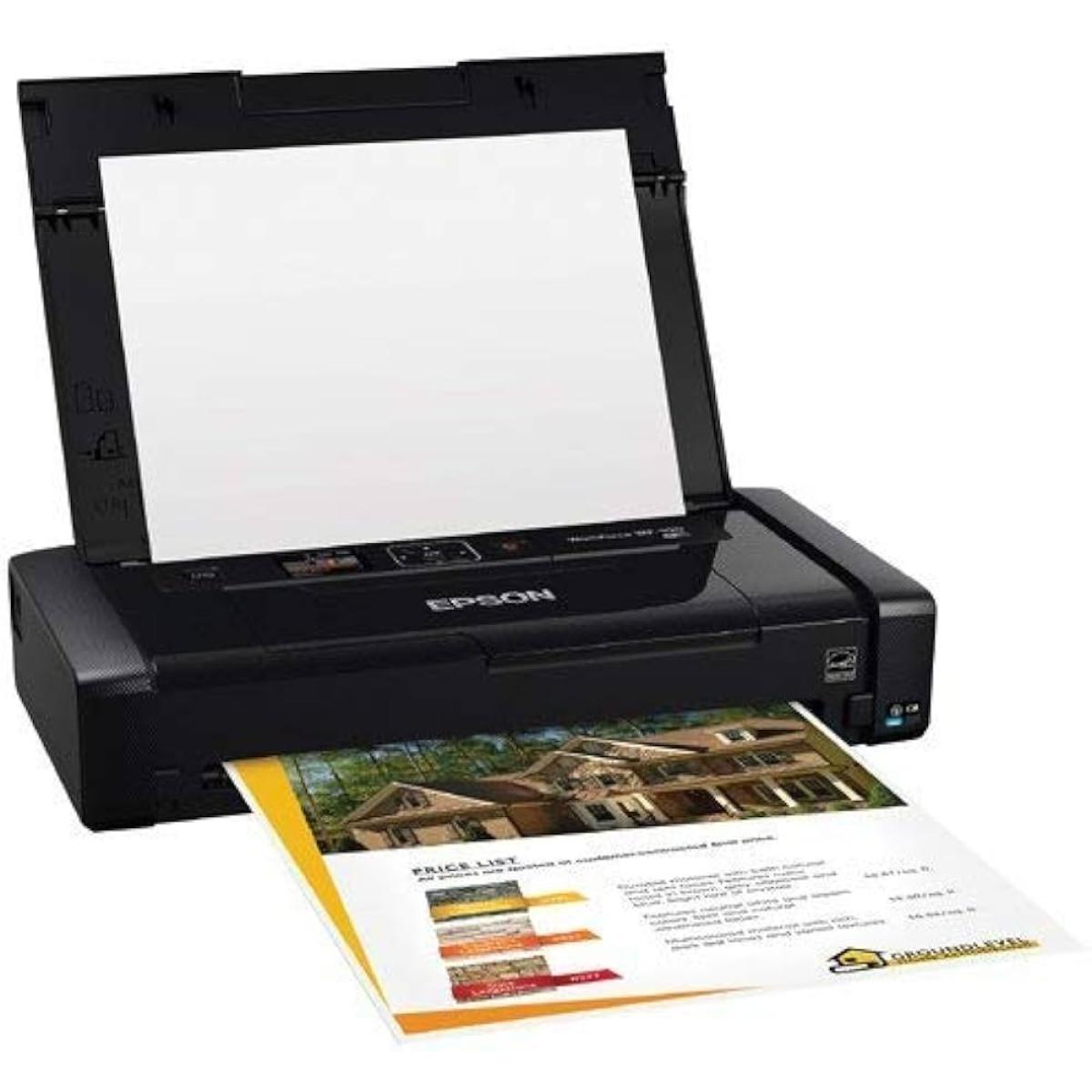 Epson Workforce Wf 100w Wireless Color Mobile A4 Printer Built In Rechargeable Battery (usb Or Ac Adapter) W/ 1.4 Epson Workforce Wf 100w Wireless Color Mobile A4 Printer Built In Rechargeable Battery (usb Or Ac Adapter) W/ 1.4