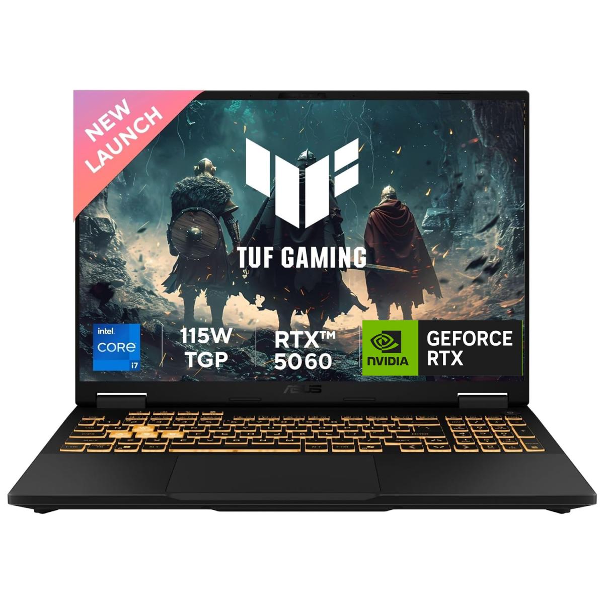 ASUS TUF Gaming F16 (2025) FX608JMR 14Gen Intel Core i7 14650HX 16-Cores w/ Nvidia RTX 5060 8GB DDR7 & IPS 165Hz Display - Jaeger Gray