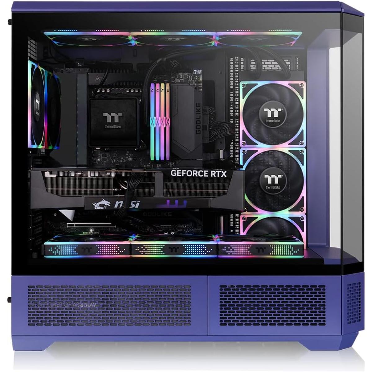 Thermaltake PCIe PC case for desktop computer builds and component installation