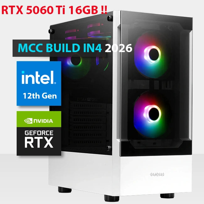 In4 26 as Gaming Pc Build || Intel Core I7 12700kf 12 Core Geforce Rtx 5060 Ti 16gb Gddr7 Graphics Card