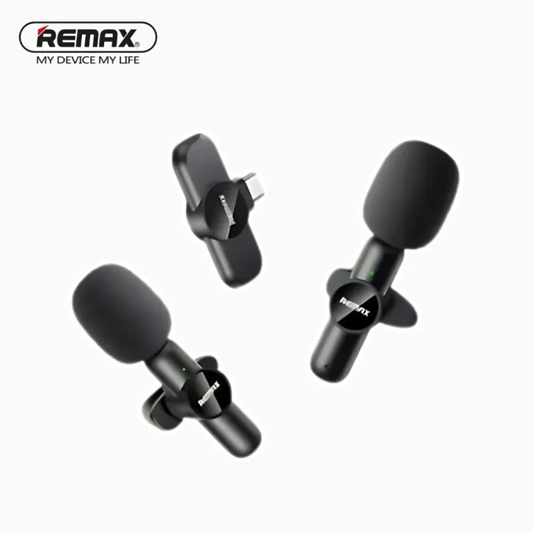 Remax wireless microphone for audio recording