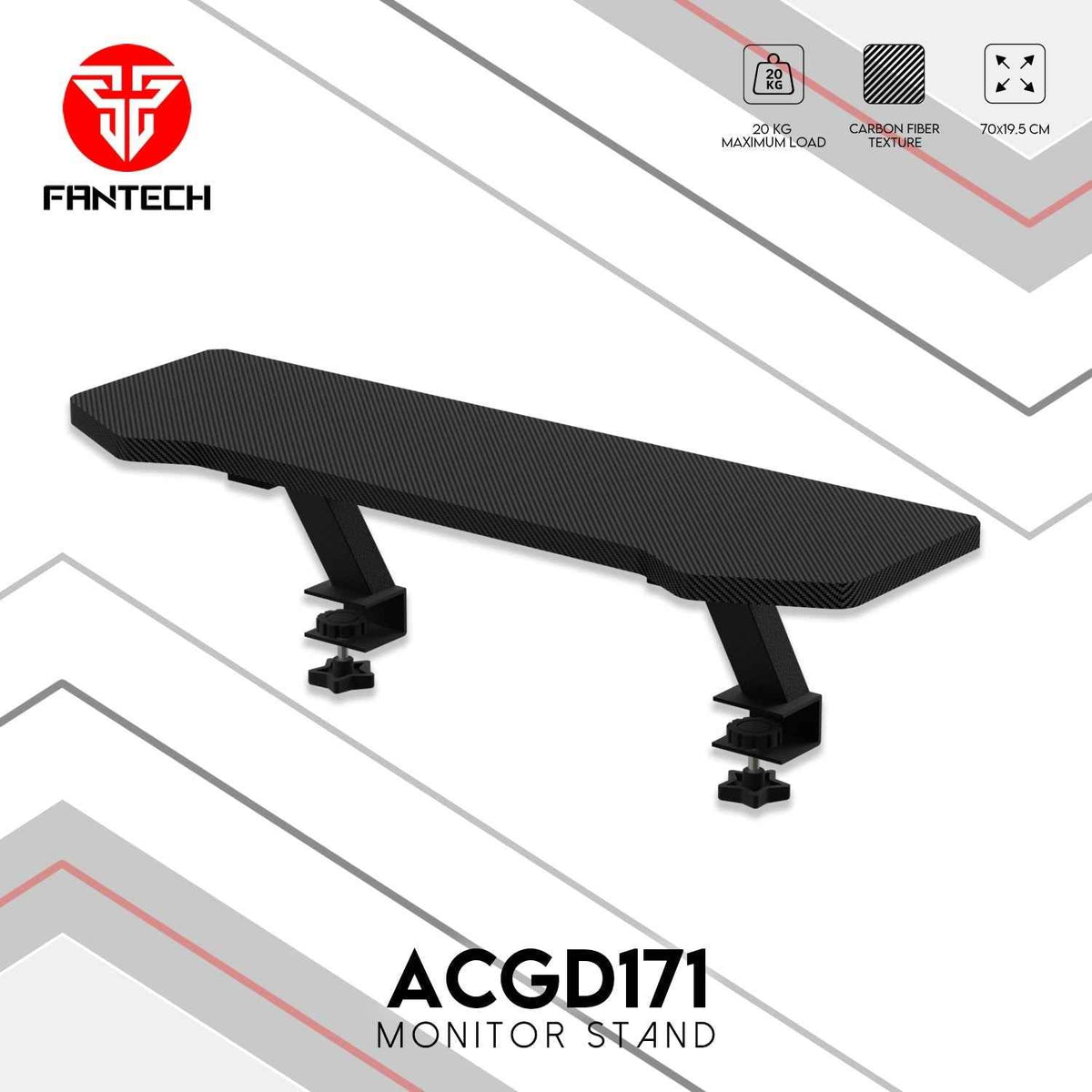 Fantech ACGD171 Monitor Stand Premium Material and Maximized Desk Space