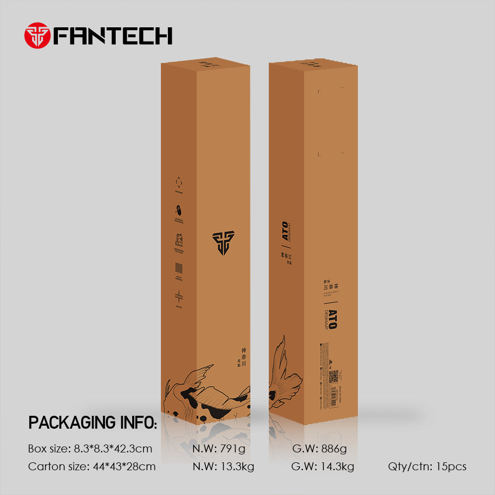 Fantech Ato MP905 Desk Mat (kanagawa Wave), mousepads