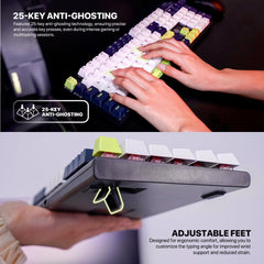 Fantech Atom104s Mk878s Mechanical Gaming Keyboard Mori Edition Black