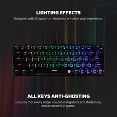 Fantech Atom63 Mk859c Mechanical Gaming Keyboard & Mouse Arabic/english