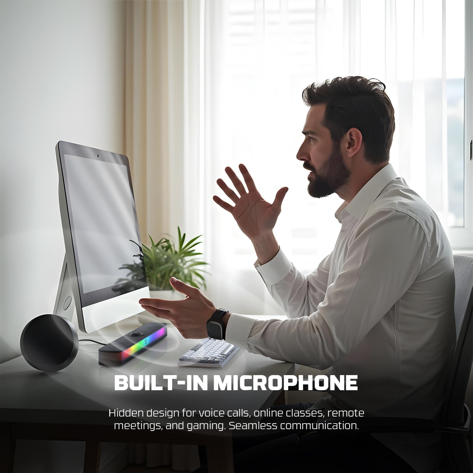 Fantech BS151 Bluetooth 5.3 Portable Dual Mode Built in Microphone Gaming with speaker