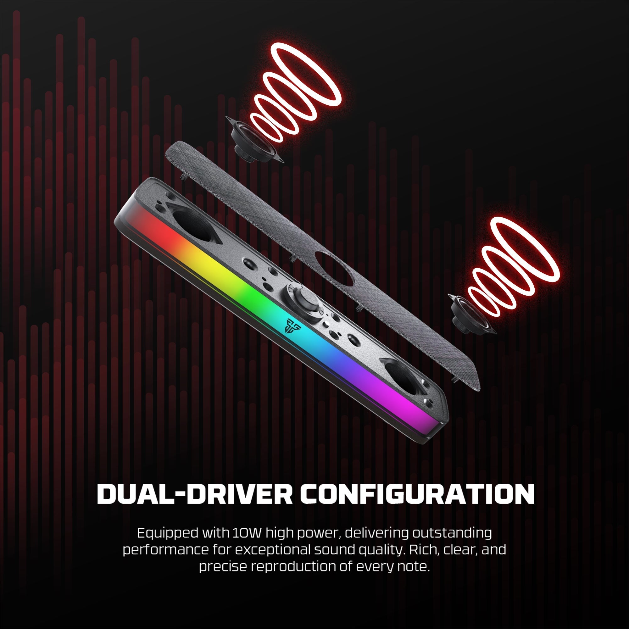Fantech BS151 Bluetooth 5.3 Portable Dual Mode Built in Microphone Gaming with speaker