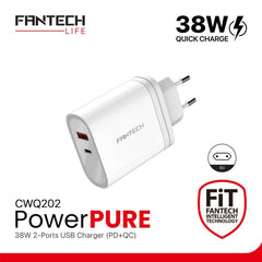Fantech Cwq202 Powerpure Usb Charger (pd+qc)