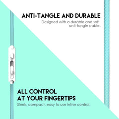 Fantech Eg3 Wired Earbuds Mint Editon