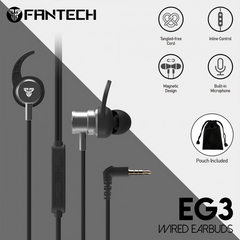 Fantech EG3 Wired Gaming Earbuds - MultiColor - Pink