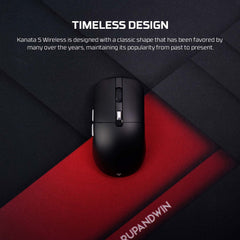 Fantech Kanata s WG9S Wireless Gaming Mouse - Black, gaming mice