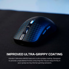 Fantech Kanata s WG9S Wireless Gaming Mouse - Black, gaming mice