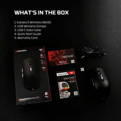 Fantech Kanata s Wg9s Wireless Gaming Mouse - Red