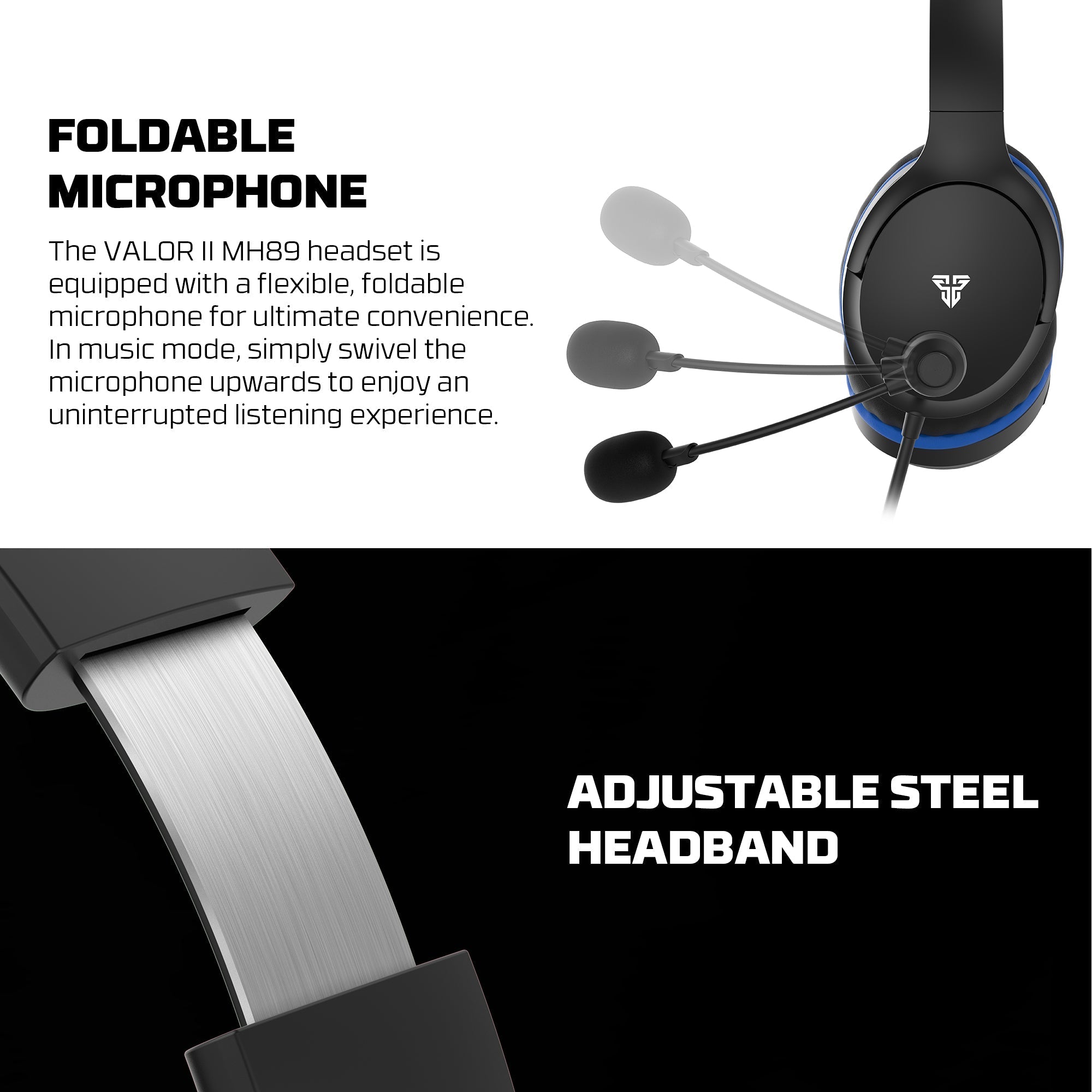 Fantech MH89 Valor Ii Multi - platform Gaming Headset White