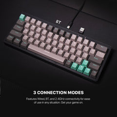 Fantech Mk912 Atom Pro63 Rgb Bluetooth, Wireless Gaming Keyboard Saturn