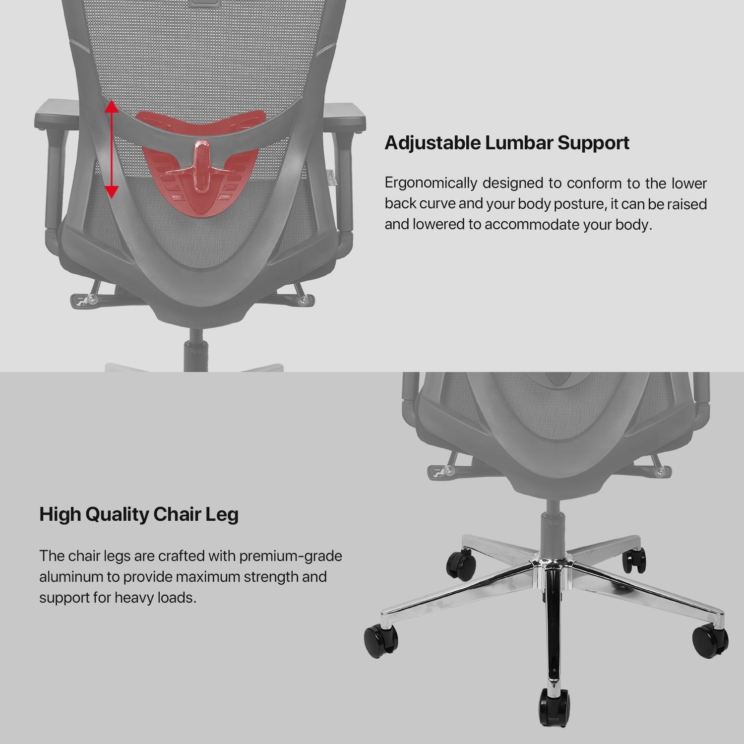 Fantech OCA259 Pro Office Chair (black), gaming chairs