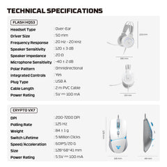 Fantech P51 Power Bundle Gaming Keyboard and Mouse