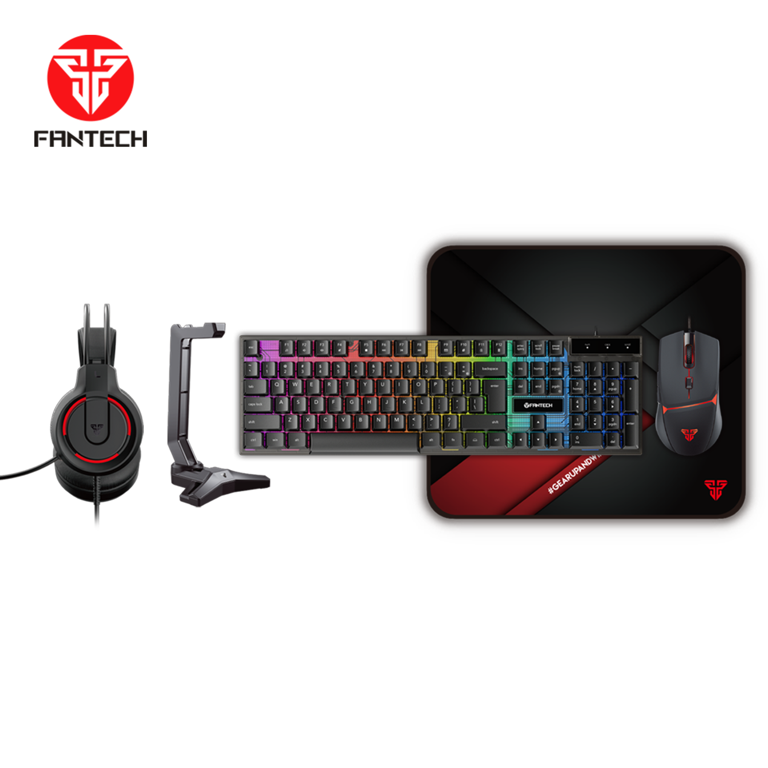 Fantech P51 Power Bundle Gaming Keyboard and Mouse