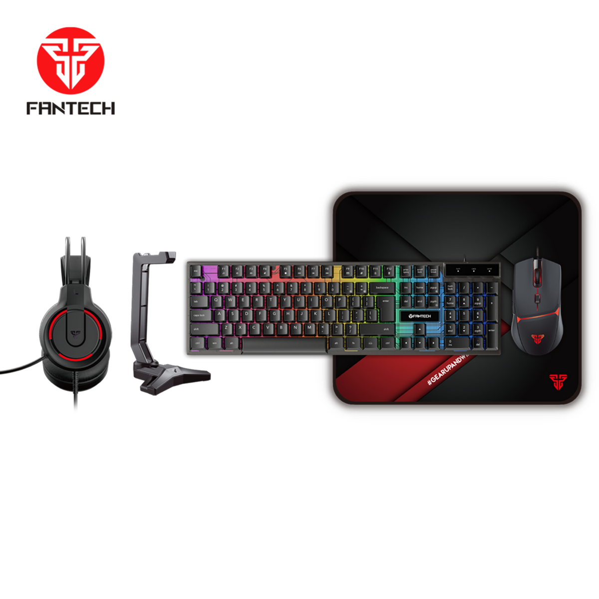 Fantech P51 Power Bundle Gaming Keyboard and Mouse