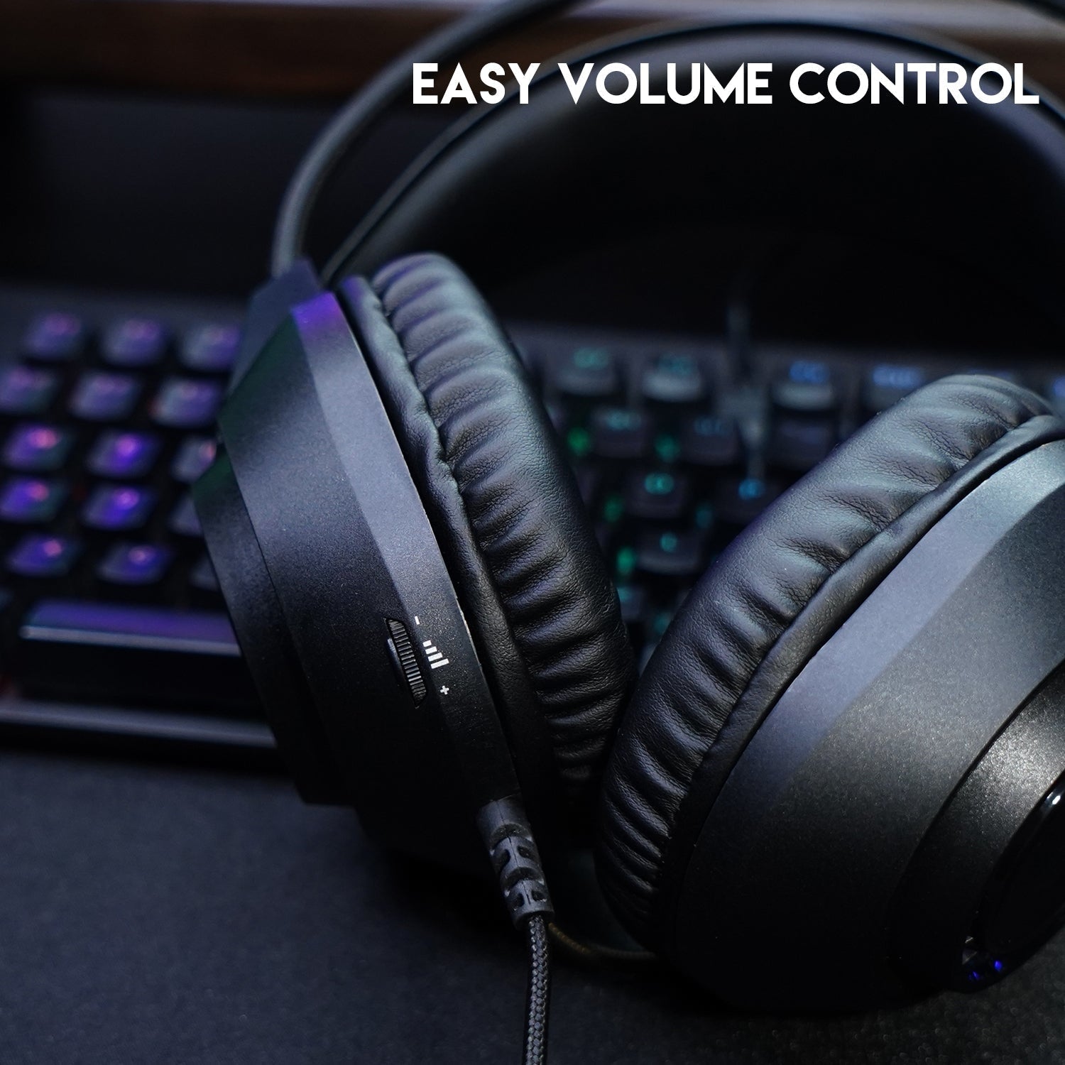 Fantech HQ55 RGB headset for computer setup