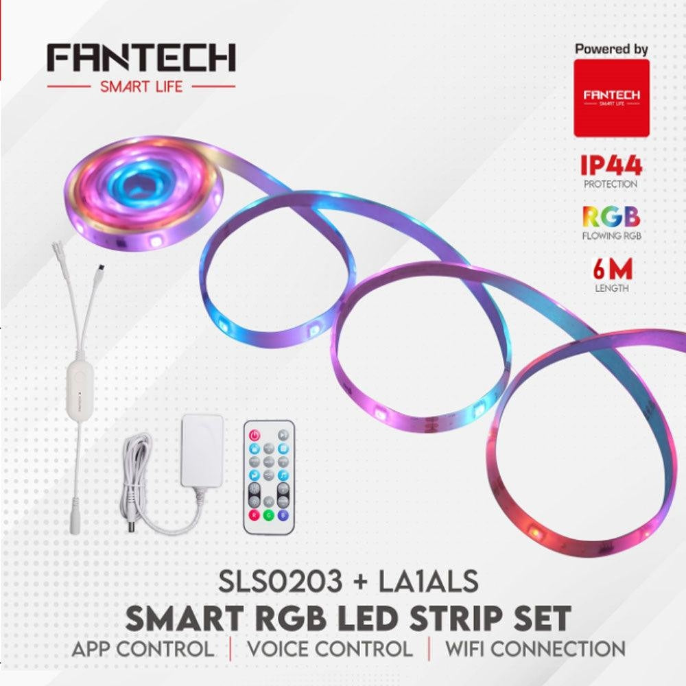 Fantech Smart RGB Led Strip Set SLS0203 + LA1ALS 6 meter, lighting & decor