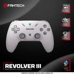 FANTECH WGP12S Revolver III Wireless Multi-Platform Gamepad - Grey