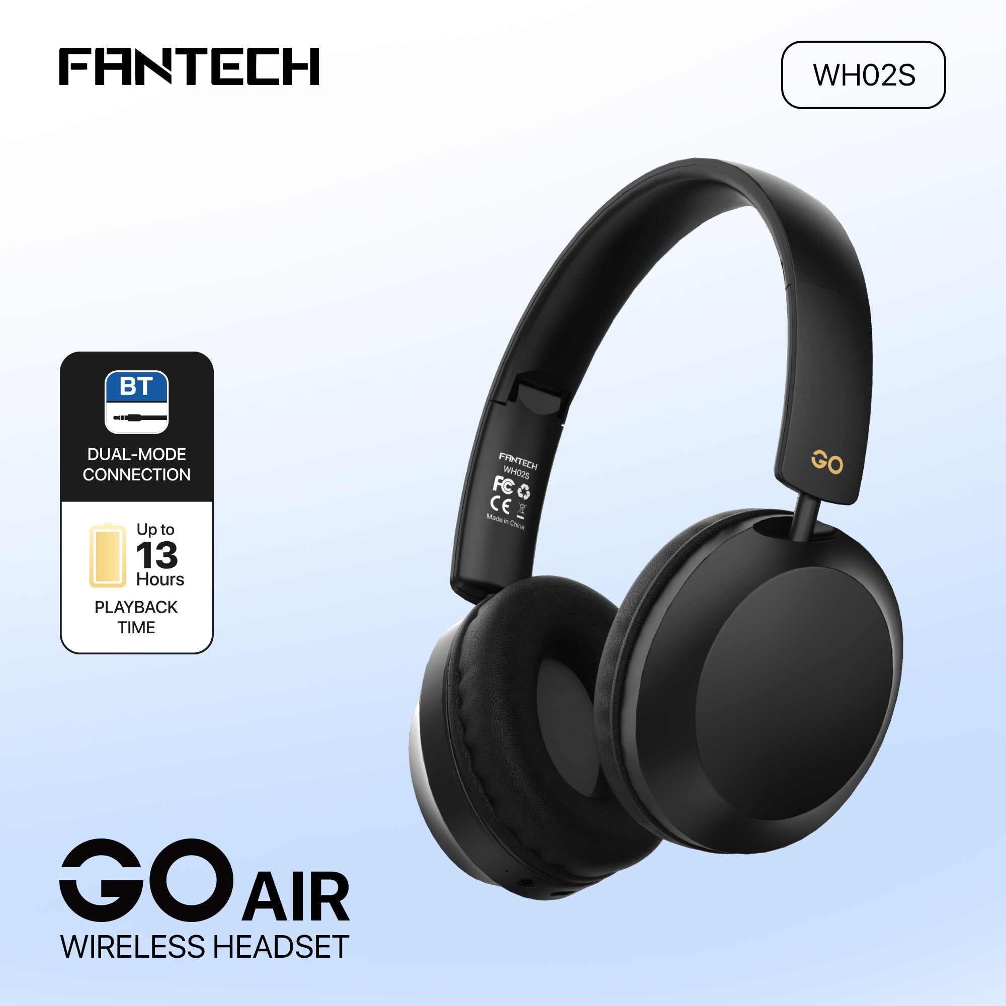 Fantech Wh02s Go Air Wireless Headset Fantech Wh02s Go Air Wireless Headset