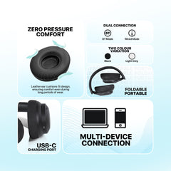 Fantech Wh05a Go Vibe Anc Wireless Headset Black