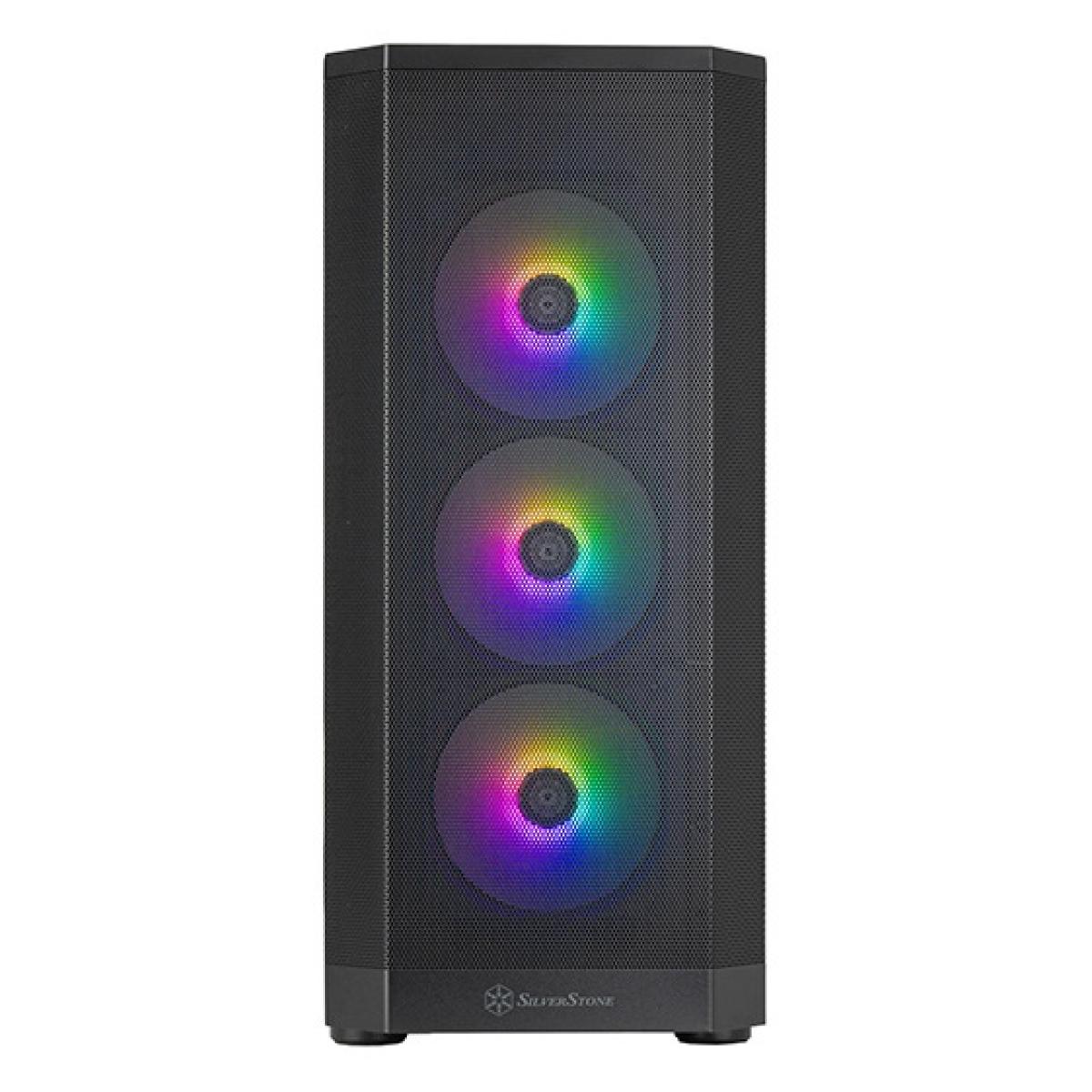 SilverStone ARGB PC case for desktop computer builds and component installation