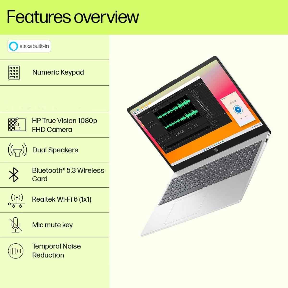 HP NVMe PCIe laptop for portable computing