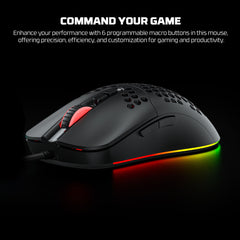 Fantech RGB gaming mouse for computer setup