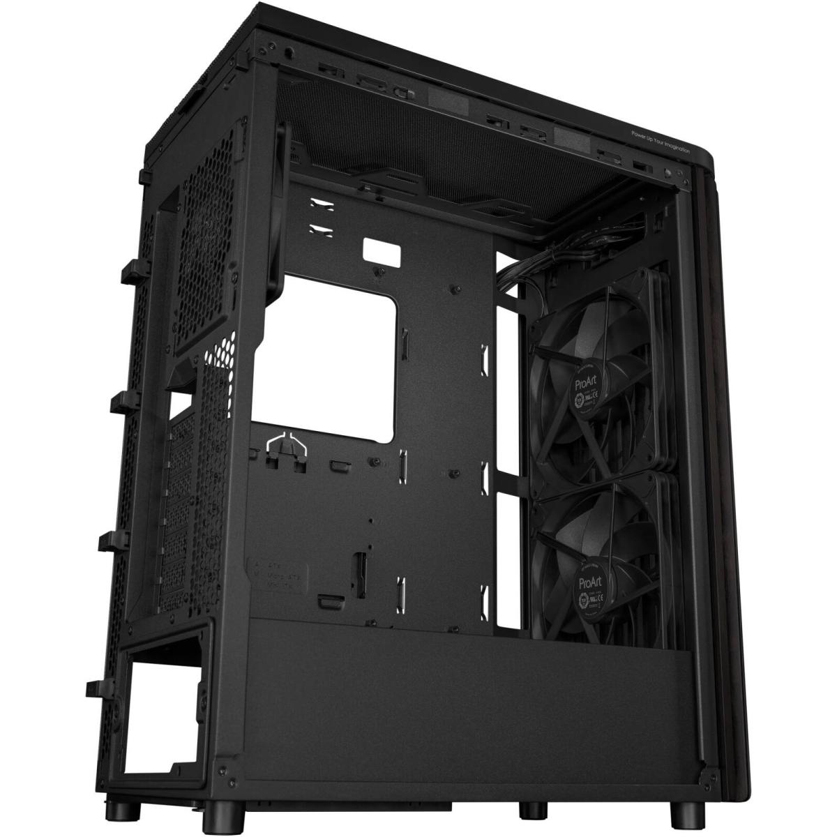 ASUS PC case for desktop computer builds and component installation