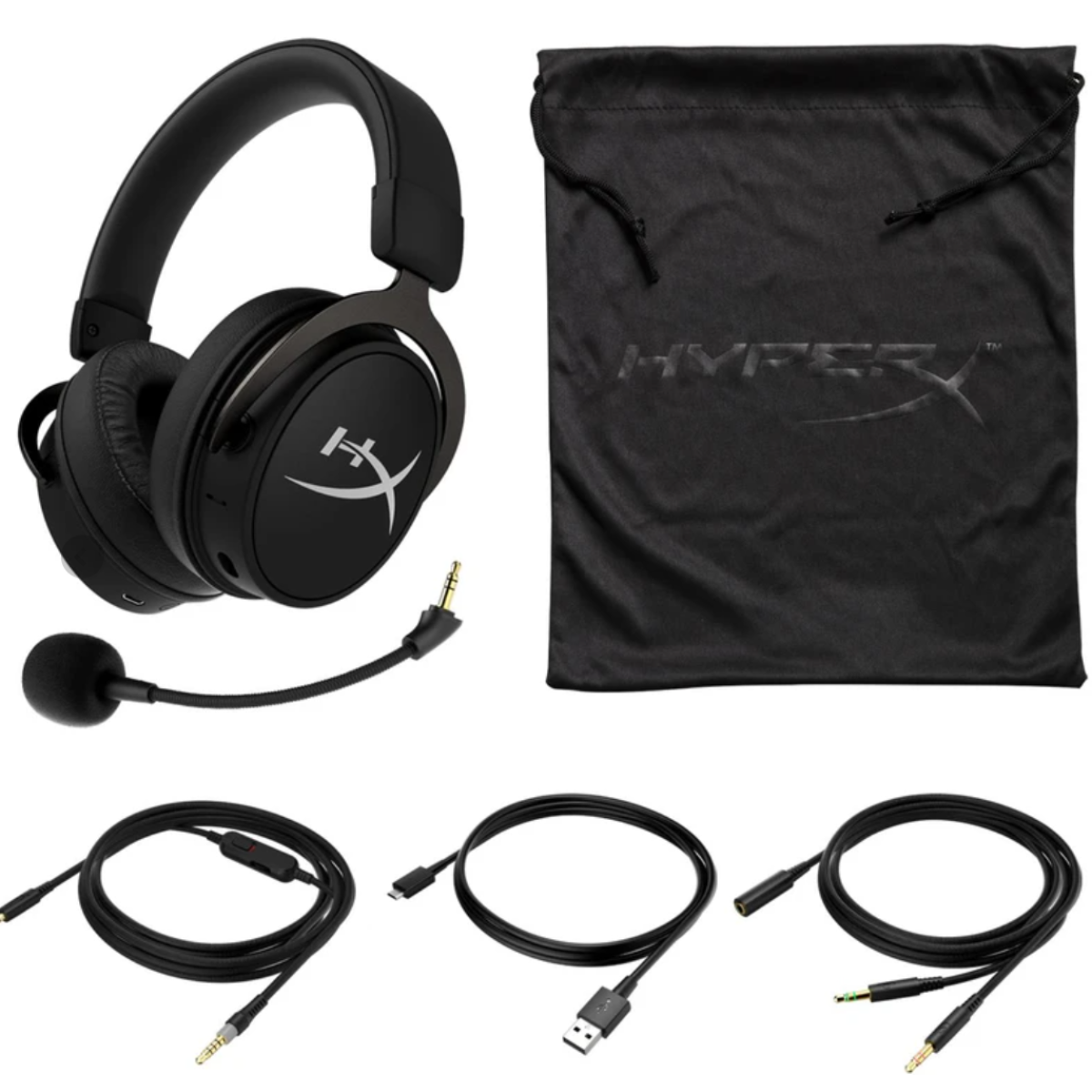 HyperX wired Bluetooth microphone for audio recording