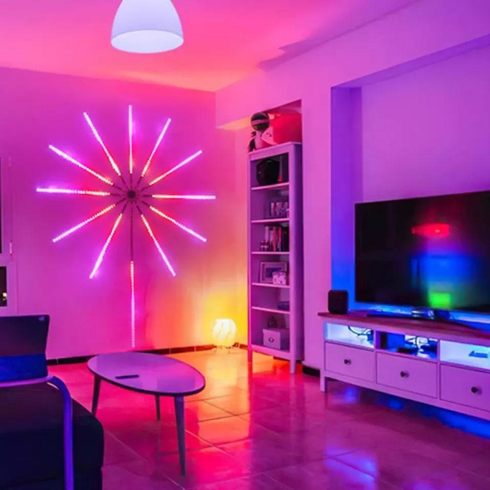 Gameak Collection Firework Night Lamp RGB Bluetooth Music Sound with projectors