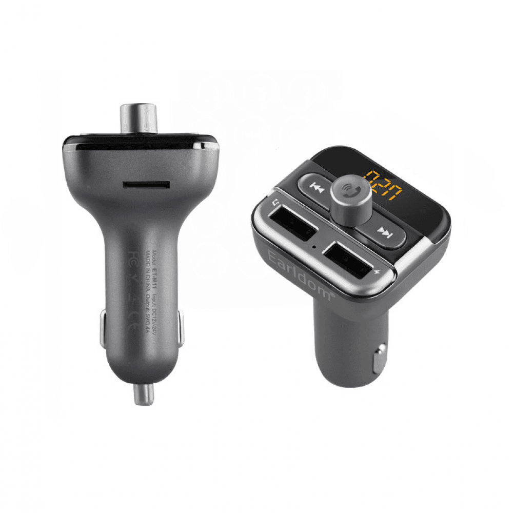 Earldom Fm Transmitter, Earldom, M11, Bluetooth, USB, 3.4a, car accessories