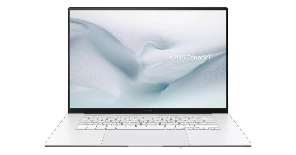 ASUS Zenbook S16, 16" 3K (2880 x 1800) OLED Touch 120Hz, AMD Ryzen AI 7 445 Series Ryzen, AMD Radeon™ Graphics, 32GB LPDDR5X, 1TB M.2 PCIe NVMe Gen4, Windows 11 Home - Scandinavian White Laptop