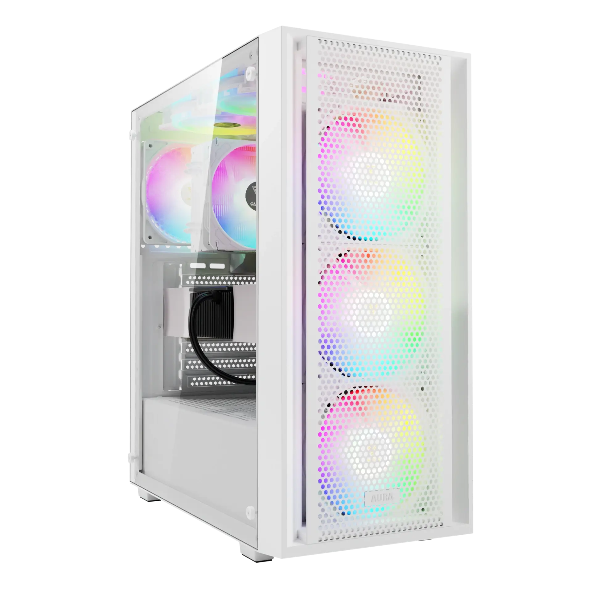 Gamdias Aura Gc2 Elite Argb Tower Gaming Case White Gamdias Aura Gc2 Elite Argb Tower Gaming Case White