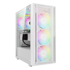 Gamdias Aura Gc2 Elite Argb  Tower Gaming Case White