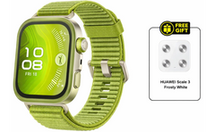 HUAWEI WATCH FIT 4 Pro Smart Watch, 1.82" Display, Sapphire Glass, GPS for Pro-Level Outdoor Sports, ECG, up to 10Day Battery Life, iOS & Android, Green + FREE HUAWEI Scale